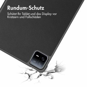 iMoshion Trifold Klapphülle für das Xiaomi Pad 6 / 6 Pro - Schwarz