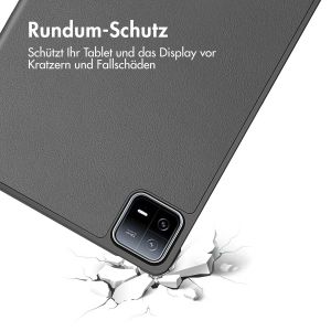 iMoshion Trifold Klapphülle für das Xiaomi Pad 6 / 6 Pro - Grau