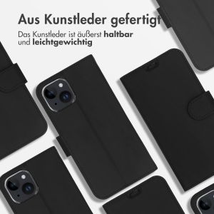 Accezz TPU Klapphülle für das iPhone 15 - Schwarz