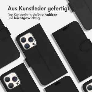 Accezz TPU Klapphülle für das iPhone 15 Pro - Schwarz