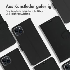 Accezz TPU Klapphülle für das iPhone 15 Plus - Schwarz
