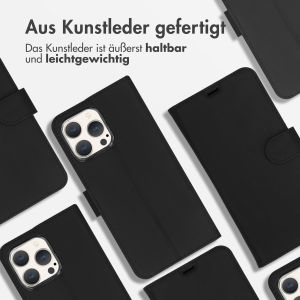 Accezz TPU Klapphülle für das iPhone 15 Pro Max - Schwarz