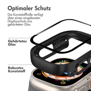iMoshion Full Cover Hard Case für das Apple Watch Ultra / Ultra 2 - 49 mm - Schwarz