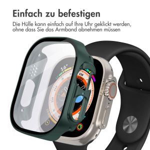 iMoshion Full Cover Hard Case für das Apple Watch Ultra / Ultra 2 - 49 mm - Dunkelgrün