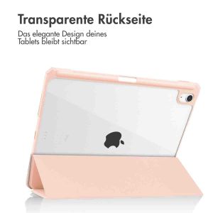 iMoshion Trifold Hardcase Klapphülle für das iPad Air 5 (2022) / Air 4 (2020) - Rosa
