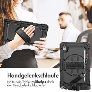 iMoshion Tablet Cover mit Handriemen und Schulterriemen für das Lenovo M10 HD (2nd gen) - Schwarz