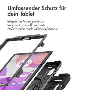 iMoshion Tablet Cover mit Handriemen und Schulterriemen für das Lenovo Tab M9 - Schwarz