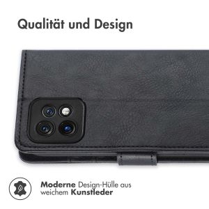 iMoshion Luxuriöse Klapphülle für das Motorola Edge 40 Pro - Schwarz
