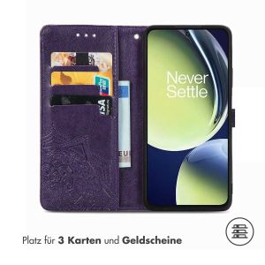 iMoshion Mandala Klapphülle für das OnePlus Nord CE 3 Lite - Violett