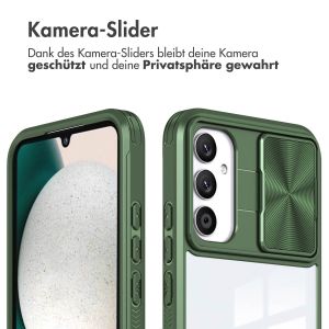 iMoshion Back Cover mit Kameraschieber für das Samsung Galaxy A34 (5G) - Dunkelgrün