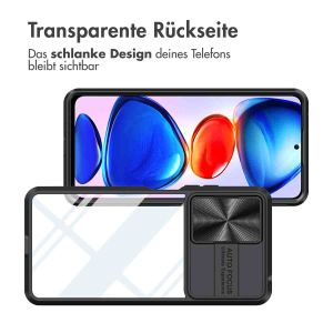 iMoshion Back Cover mit Kameraschieber für das Xiaomi Redmi Note 11 Pro - Schwarz