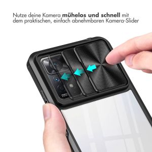 iMoshion Back Cover mit Kameraschieber für das Xiaomi Redmi Note 11 Pro - Schwarz