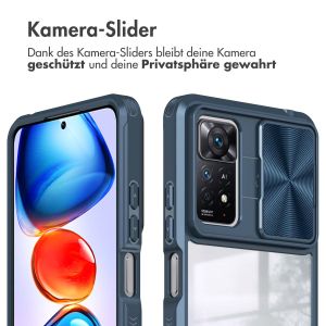 iMoshion Back Cover mit Kameraschieber für das Xiaomi Redmi Note 11 Pro - Dunkelblau