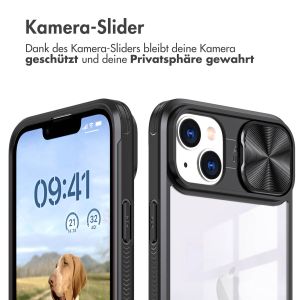 iMoshion Back Cover mit Kameraschieber für das iPhone 13 - Schwarz