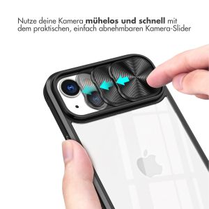 iMoshion Back Cover mit Kameraschieber für das iPhone 13 - Schwarz