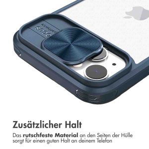 iMoshion Back Cover mit Kameraschieber für das iPhone 13 - Dunkelblau
