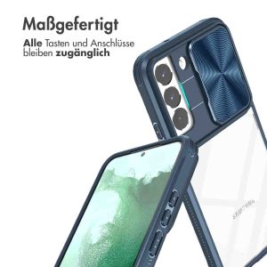 iMoshion Back Cover mit Kameraschieber für das Samsung Galaxy S22 - Dunkelblau
