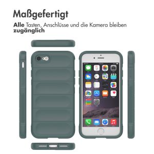 iMoshion EasyGrip Back Cover für das iPhone SE (2022 / 2020) / 8 / 7 - Dunkelgrün