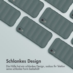 iMoshion EasyGrip Back Cover für das iPhone Xr - Dunkelgrün