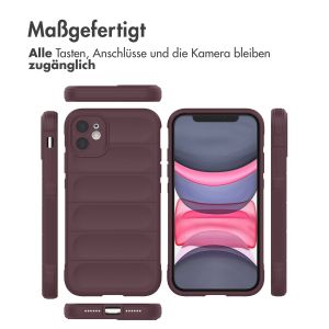 iMoshion EasyGrip Back Cover für das iPhone 11 - Aubergine