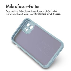 iMoshion EasyGrip Back Cover für das iPhone 12 - Hellblau