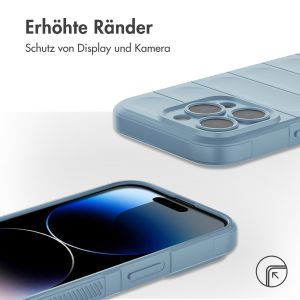 iMoshion EasyGrip Back Cover für das iPhone 14 Pro - Hellblau