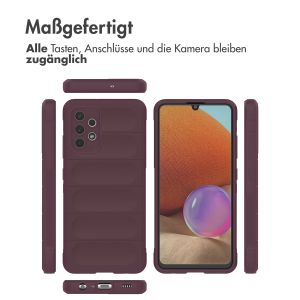 iMoshion EasyGrip Back Cover für das Samsung Galaxy A32 (4G) - Aubergine