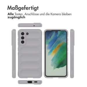iMoshion EasyGrip Back Cover für das Samsung Galaxy S21 FE - Grau