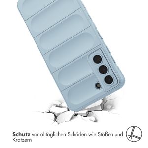 iMoshion EasyGrip Back Cover für das Samsung Galaxy S21 FE - Hellblau