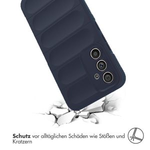 iMoshion EasyGrip Back Cover für das Samsung Galaxy A54 (5G) - Dunkelblau