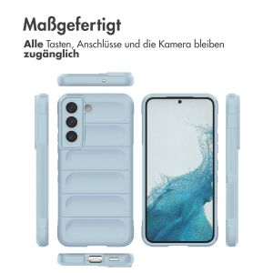 iMoshion EasyGrip Back Cover für das Samsung Galaxy S22 - Hellblau
