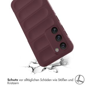 iMoshion EasyGrip Back Cover für das Samsung Galaxy S23 - Aubergine
