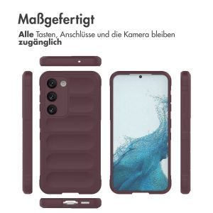 iMoshion EasyGrip Back Cover für das Samsung Galaxy S23 - Aubergine