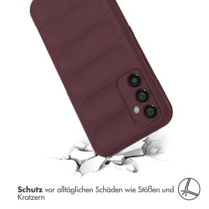 iMoshion EasyGrip Back Cover für das Samsung Galaxy A34 (5G) - Aubergine