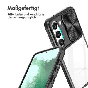iMoshion Back Cover mit Kameraschieber für das Samsung Galaxy S23 - Schwarz