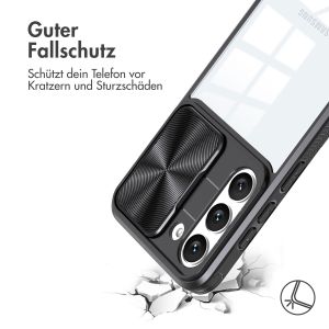 iMoshion Back Cover mit Kameraschieber für das Samsung Galaxy S23 - Schwarz