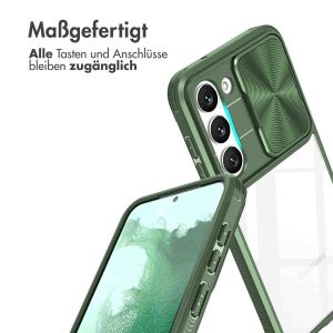iMoshion Back Cover mit Kameraschieber für das Samsung Galaxy S23 - Dunkelgrün
