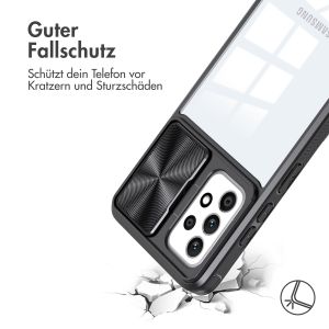 iMoshion Back Cover mit Kameraschieber für das Samsung Galaxy A52(s) (5G/4G) - Schwarz