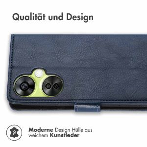 iMoshion Luxuriöse Klapphülle für das OnePlus Nord CE 3 / CE 3 Lite - Dunkelblau
