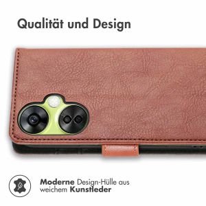 iMoshion Luxuriöse Klapphülle für das OnePlus Nord CE 3 / CE 3 Lite - Braun