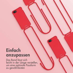 iMoshion Color Backcover mit abtrennbarem Band für das iPhone SE (2022 / 2020) / 8 / 7 - Rot