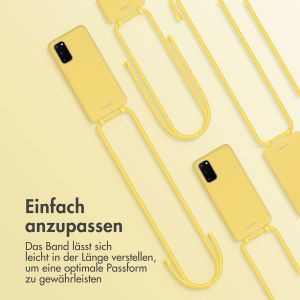 iMoshion Color Backcover mit abtrennbarem Band für das Samsung Galaxy S20 - Gelb