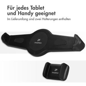 iMoshion ﻿Flexibler Tablethalter Schreibtisch - inklusive Telefonhalter - Schwarz