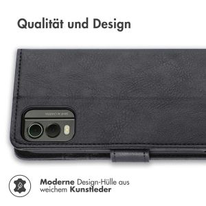iMoshion Luxuriöse Klapphülle für das Nokia C32 - Schwarz