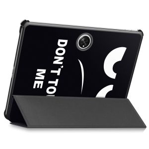iMoshion Design Trifold Klapphülle für das OnePlus Pad - Don't touch