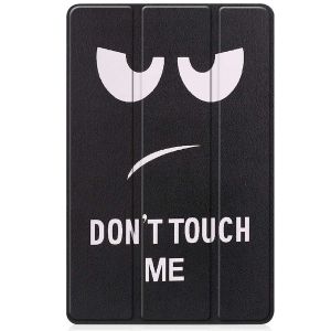 iMoshion Design Trifold Klapphülle für das Lenovo Tab P11 (2nd gen) - Don't touch