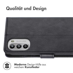 iMoshion Luxuriöse Klapphülle für das Motorola Moto G53 - Schwarz