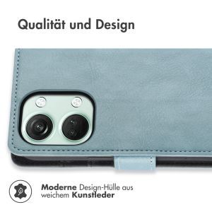 iMoshion Luxuriöse Klapphülle für das OnePlus Nord 3 - Hellblau