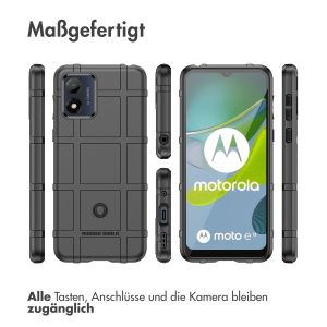 iMoshion Rugged Shield Backcover für das Motorola Moto E13 - Schwarz