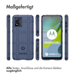 iMoshion Rugged Shield Backcover für das Motorola Moto E13 - Dunkelblau
